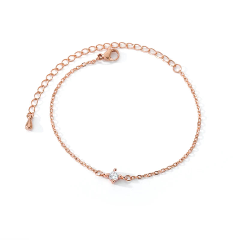 The Solitaire Zircon Bracelet