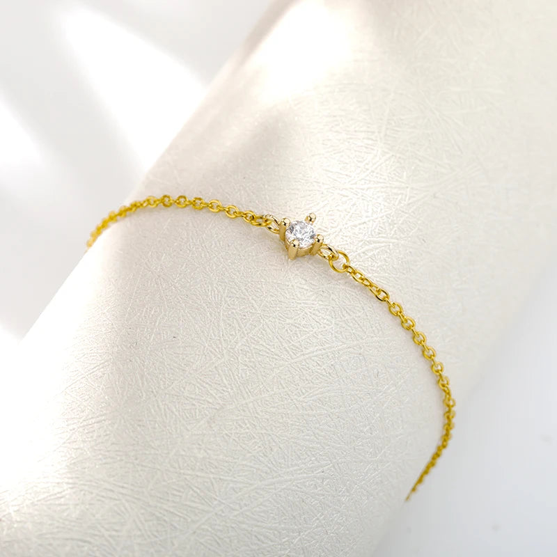 The Solitaire Zircon Bracelet