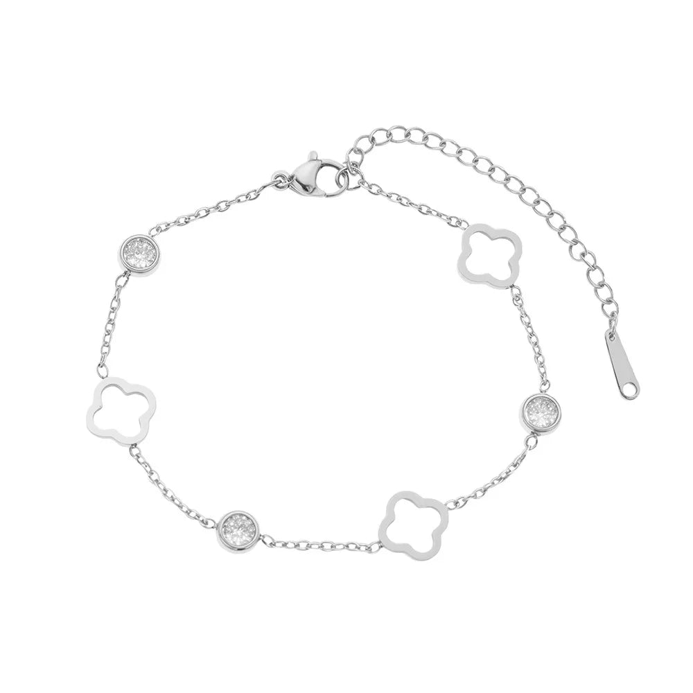 The Gilded Clover Bracelet