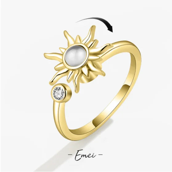 Solar Calm Ring