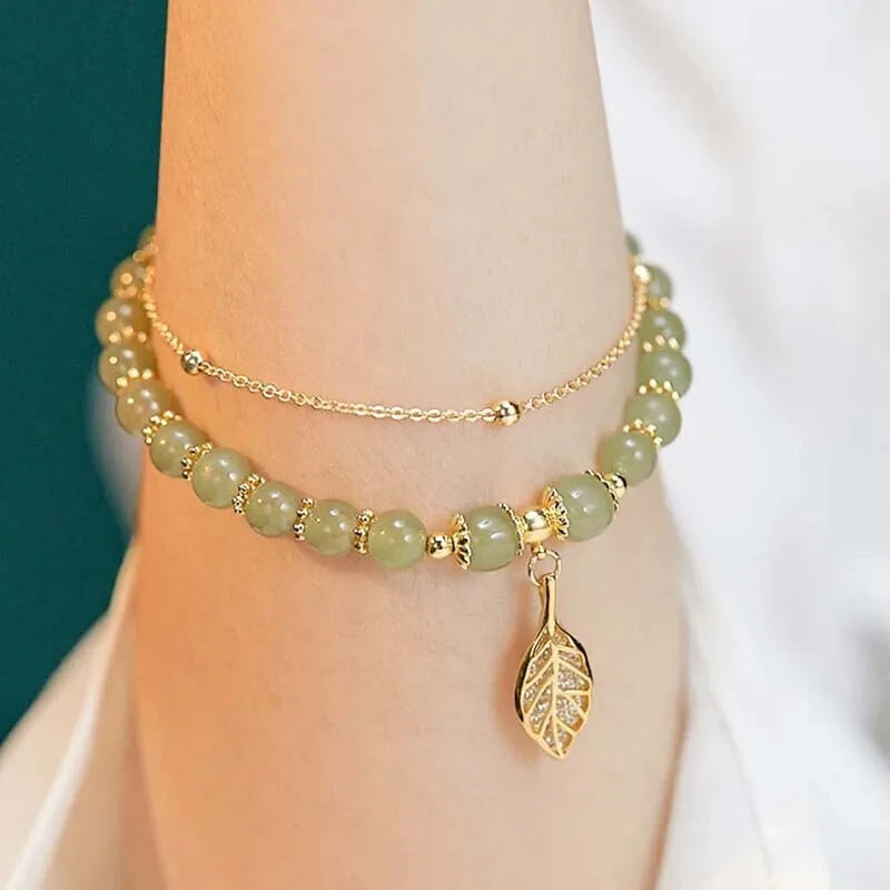 The Jade Leaf Bracelet